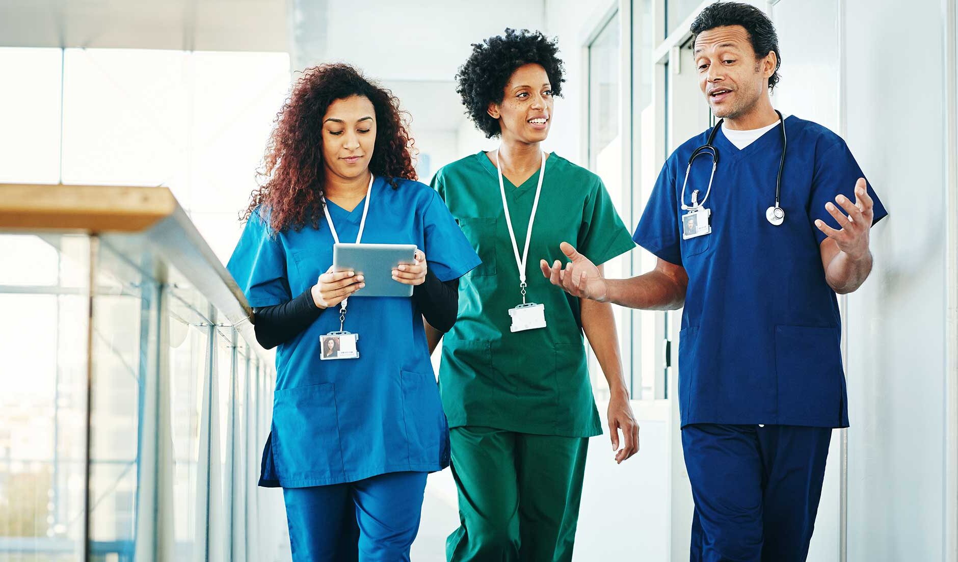 three nurses
